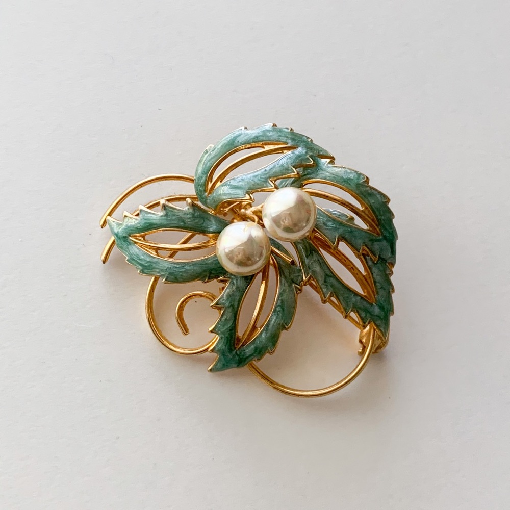 Leaf Brooch - image 1